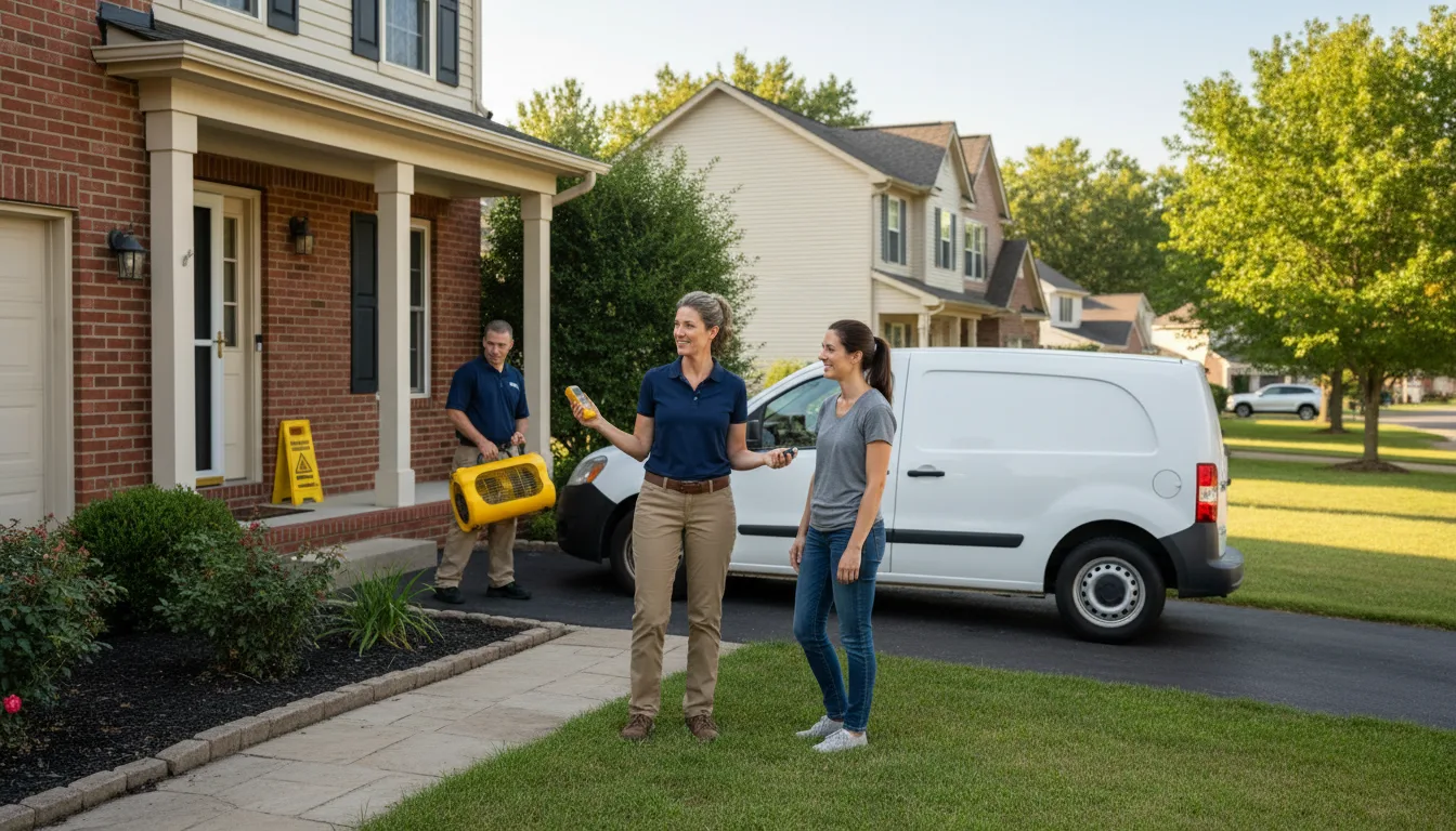 Water restoration image for Emergency Water Removal Services in Middleport, OH
